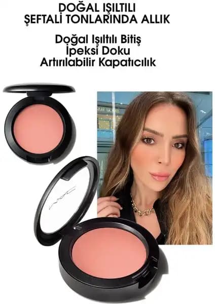 MAC Sheertone Peaches Allık: Doğal Görünüm ve Uzun Süre Kalıcılık Sağlayan Makyaj Ürünü