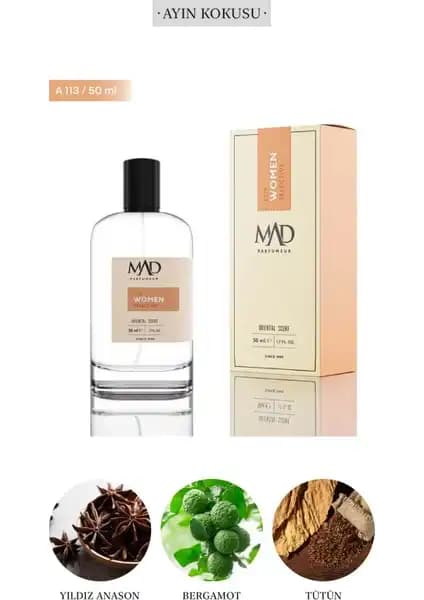 Mad A113 Selective Kadın Parfümü 50 ml Orta ve Özel Günler İçin Uygun