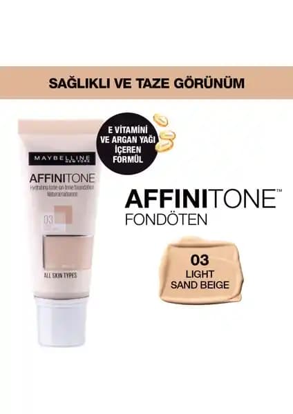 Maybelline Affinitone Fondöten: Doğal Görünüm ve Yüksek Kapatıcılık Sunan Günlük Makyaj Ürünü