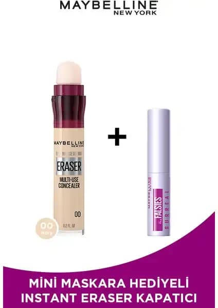 Maybelline Mini Surreal Maskara ve Anti Age Kapatıcı ile Günlük Makyaj Deneyimi