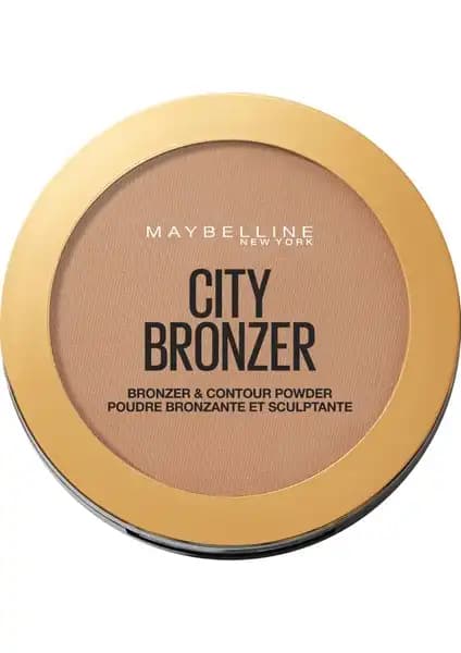 Maybelline New York City Bronzlaştırıcı ve Kontür Pudrası 300 Deep Cool ile doğal ve çekici makyaj
