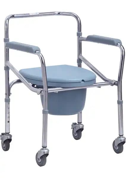 Medcenter KY696 Hasta Tuvalet ve Banyo Sandalyesi Yükseklik Ayarlı Katlanabilir Tasarım