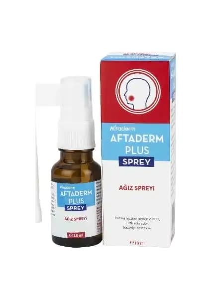 Miraderm Aftaderm Plus Sprey ile Ağız Yaralarının Hızlı ve Güvenli İyileşmesi