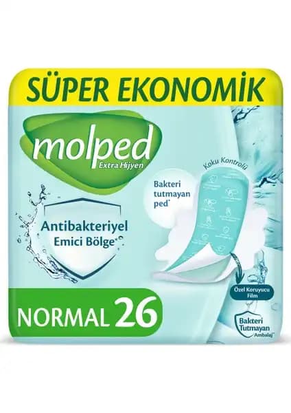 Molped Extra Hijyen Hijyenik Ped: Günlük Kullanım ve Regl Dönemi İçin Güvenli ve Konforlu Seçenek