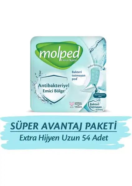 Molped Extra Hijyen Uzun Süper Avantaj Paketi: Güvenli ve Konforlu Kadın Pedi Çözümü