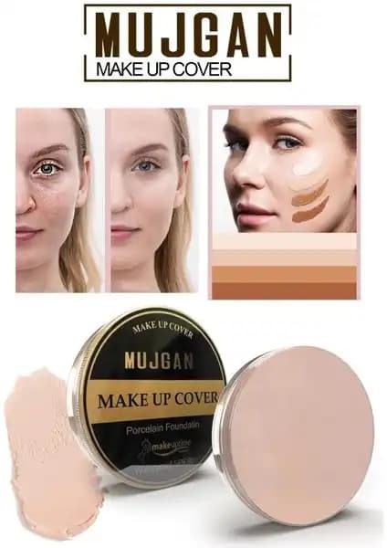 MÜJGAN Make Up Cover Porselen Fondöten: Yüksek Kapatıcılık ve Çok Yönlülük Özellikleri