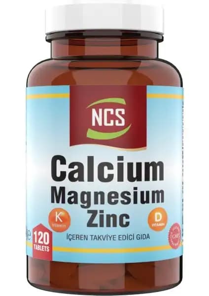 Ncs Calcium Magnesium Çinko D&k Kalsiyum Vitamin Takviyesi ile Kemik Sağlığını Güçlendirin