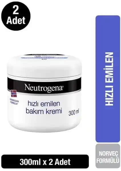 Neutrogena Norveç Formülü Hızlı Emilimli Bakım Kremi Cilt Sağlığı ve Nemlendirme Ürünü