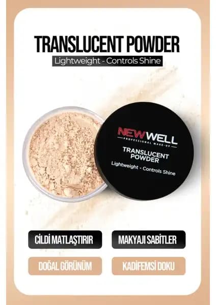 New Well Translucent Powder ile doğal ve mat makyaj deneyimini zirveye taşıyın
