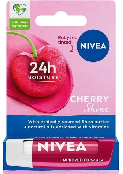 Nivea Dudak Bakım Kremi ve Parlatıcısı Kiraz: Nemlendiren ve Doğal Dudaklara Yönelik Ürün