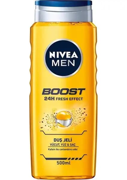Nivea Men Boost Duş Jeli: Erkekler İçin Ferahlatıcı ve Bakımlı Bir Temizlik Çözümü