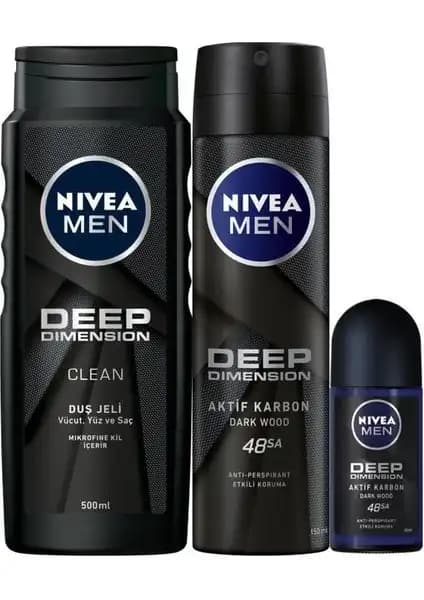 Nivea Men Deep Dimension Seti ile Erkekler İçin Pratik ve Etkili Bakım Çözümleri