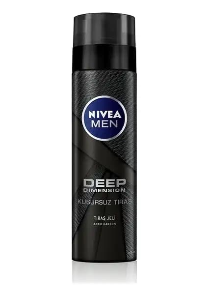 Nivea Men Deep Dimension Tıraş Jeli: Cilt Temizliği ve Sakal Yumuşatma Özelliğiyle Erkek Bakımında Yenilikçi Ürün