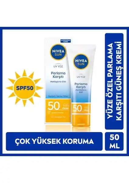Nivea Sun SPF50 Parlama Karşıtı ve Matlaştırıcı Yüz Güneş Koruyucu Kremi İncelemesi