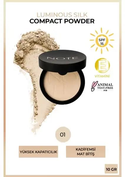 Note Cosmetics Luminous Silk Compact Powder: Doğal Mat Görünüm ve Uzun Süreli Kullanım İmkanı