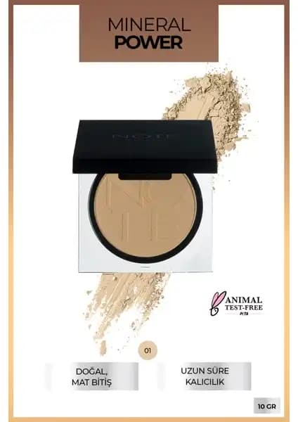 Note Cosmetics Mineral Powder Mat Bitişli Toz Pudrası ile doğal ve mat görünüm sağlayan yüksek kalite makyaj ürünü