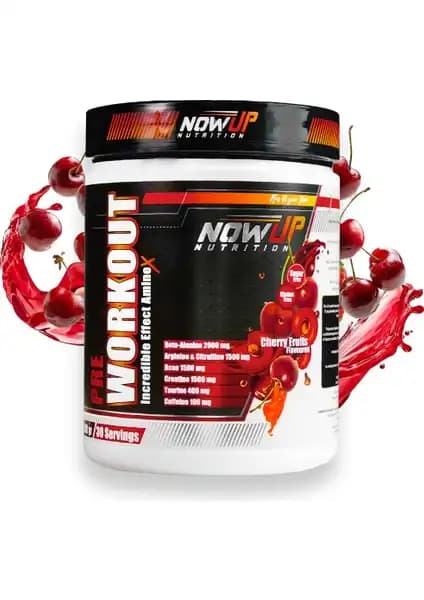 Nowup Nutrition Pre-Workout Spor Performansını Artıran Güç ve Enerji Takviyesi