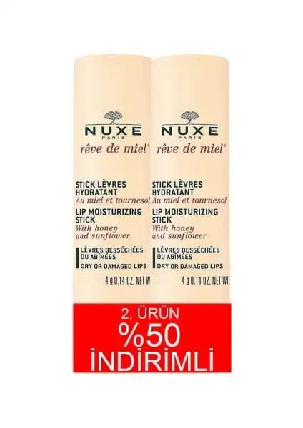 Nuxe Reve De Miel Dudak Bakım Stickleri Doğal ve Etkili Nemlendirme Sağlayan Ürünler
