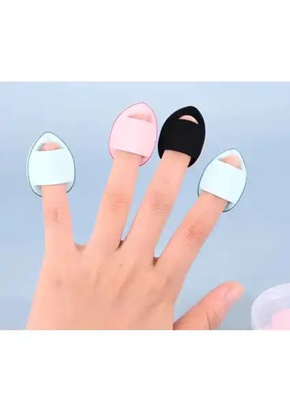 Ocean Mini Puf Parmak Yüz Makyaj Süngeri 4'lü Set ile Profesyonel Makyaj Deneyimi