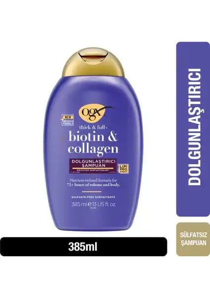 OGX Dolgunlaştırıcı Biotin ve Kolajen Şampuanı Saç Sağlığına Yeni Bir Soluk Sunar