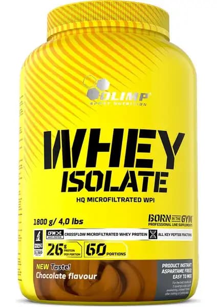 Olimp Whey Isolate Protein Çikolata Aromalı 1800 Gr Sporcular ve Sağlıklı Yaşam İçin