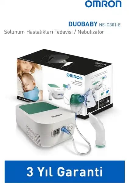 Omron DuoBaby Bebekler İçin Güvenilir Solunum Yardımcısı ve Burun Temizleme Cihazı