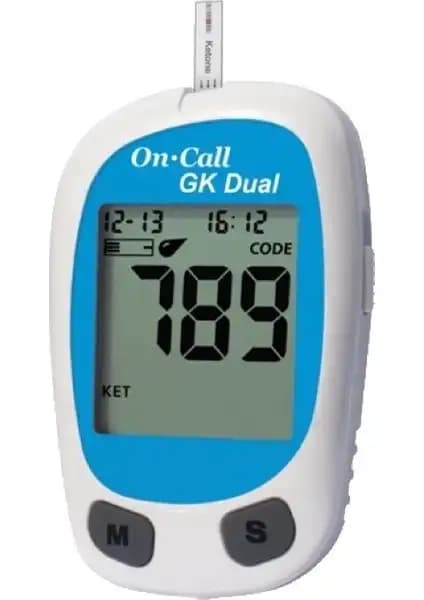 On Call GK Dual Keton Ölçüm Cihazı: Hızlı ve Güvenilir Kan Şekeri ve Keton Takip Cihazı