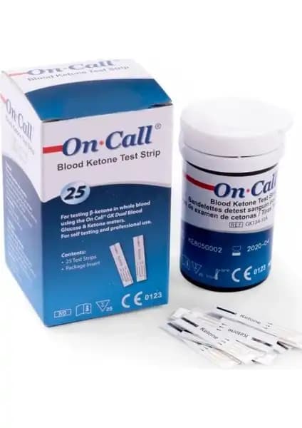 On Call GK Dual Keton Ölçüm Şeridi: Hassas ve Pratik Diyabet Keton Takip Çözümü