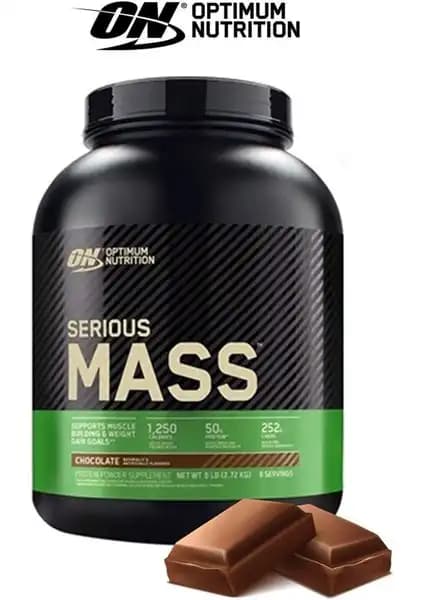 Optimum Nutrition Serious Mass 2727 gr Çikolata Aromalı Yüksek Enerjili Kilo Artırıcı Takviye