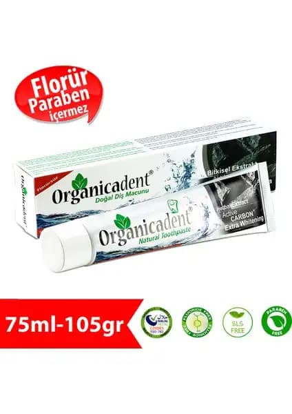 Organicadent Aktif Karbonlu Doğal Diş Macunu: Güvenli ve Etkili Doğal Ağız Bakım Ürünü