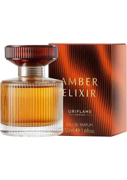 Oriflame Amber Elixir Edp 50 ml Kadınlar İçin Zarif ve Kalıcı Meyveli Amber Parfümü