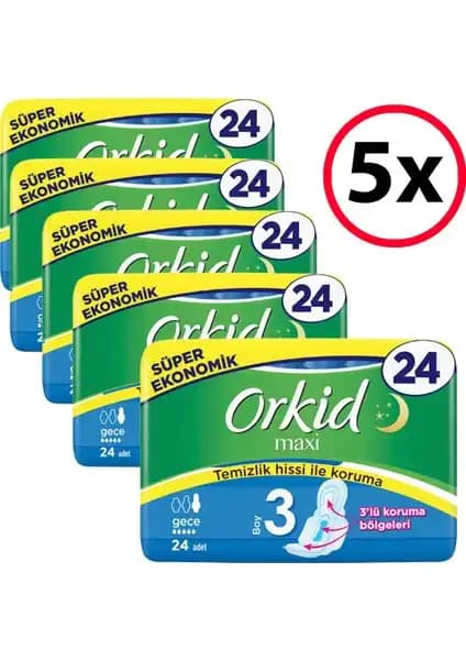 Orkid Maxi Gece Pedleri: Güvenli ve Konforlu Gece Uykusu İçin En İyi Seçenekler