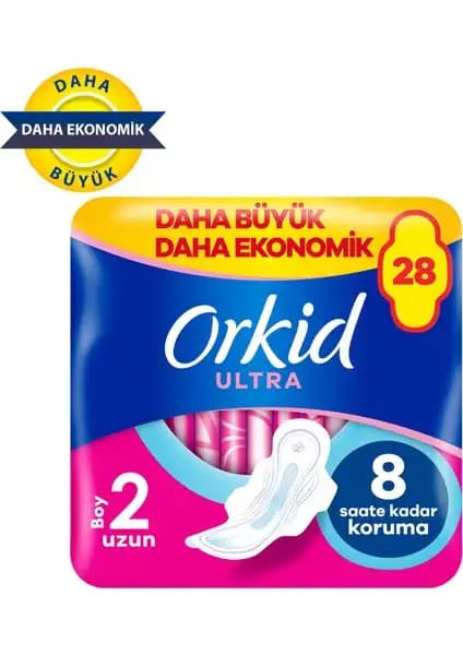 Orkid Ultra Uzun Hijyenik Pedler Günlük Rahatlık ve Güvenlik İçin Tasarlandı