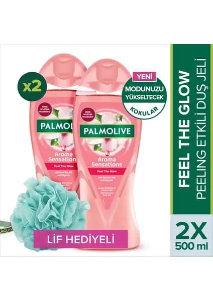 Palmolive Aroma Sensations Feel the Glow Duş Jeli Doğal İçeriklerle Günlük Bakım Deneyimi