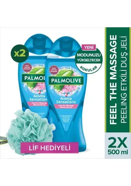 Palmolive Aroma Sensations Feel The Massage Doğal İçerikli Duş Jeli ve Rahatlatıcı Deneyim