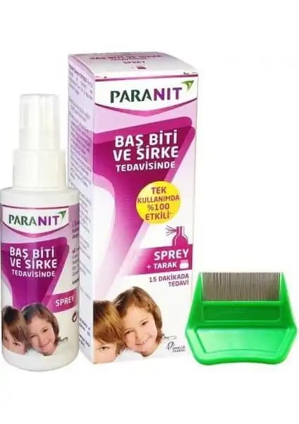 Paranit Bit Spreyi 100 Ml Saçtaki Parazitlerle Doğal ve Güvenli Mücadele Yöntemi