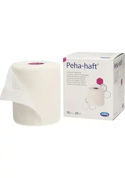 Paul Hartmann Peha Haft 10 cm x 20 m Güvenilir Elastik Kohesif Fiksasyon Bandajı