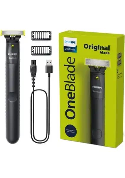 Philips QP1424/10 One Blade Çok Yönlü Tıraş Cihazı Şık Tasarım ve Pratik Kullanım Özellikleri