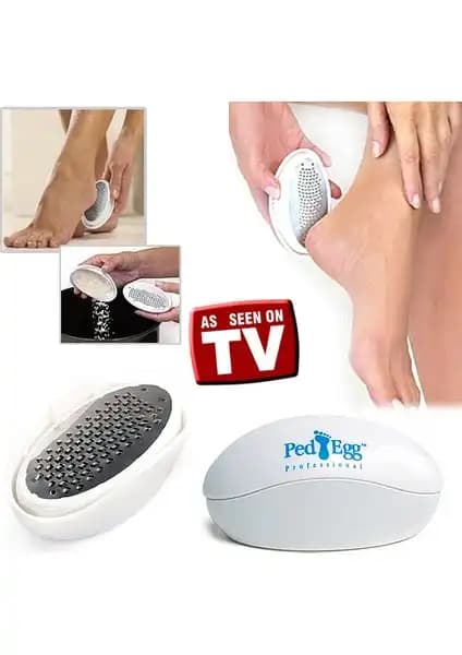 Pratik Ped Egg Ayak Bakım Törpüsü Topuk Rendeği ile Sağlıklı ve Yumuşak Ayaklar