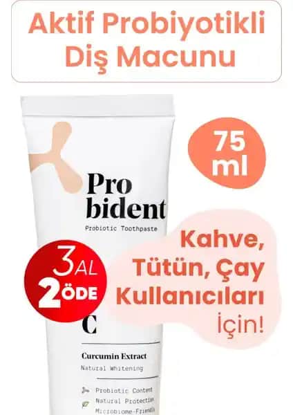 Probident Aktif Probiyotik Diş Macunu: Doğal İçeriklerle Sağlıklı ve Beyaz Gülüş