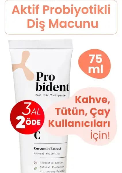Probident Aktif Probiyotik Diş Macunu: Doğal İçeriklerle Sağlıklı ve Beyaz Gülüş