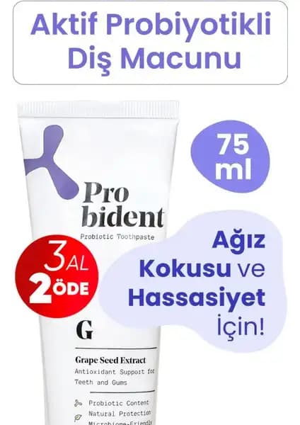 Probident Aktif Probiyotik Diş Macunu ile Ağız Sağlığınızı Güçlendirin ve Parlak Gülüşler Elde Edin