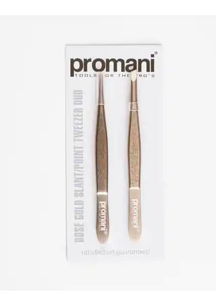 Promani Rose Altın 2 Li Cımbız Seti: Günlük Bakım ve Estetik İçin Yüksek Kaliteli Seçenek