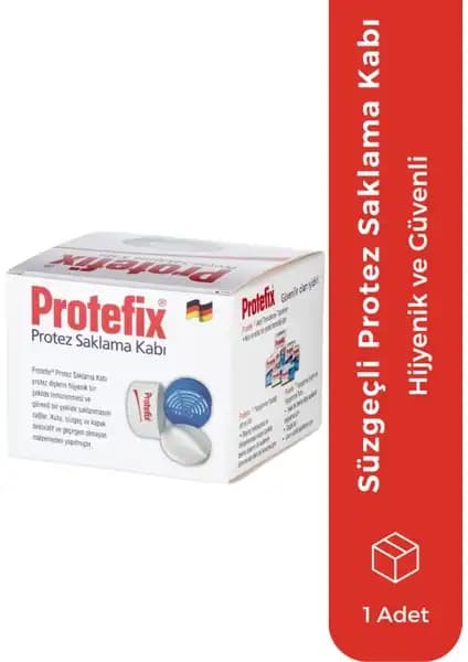 Protefix Süzgeçli Protez Saklama Kabı: Hijyen ve Güvenlik İçin Dayanıklı Çözüm