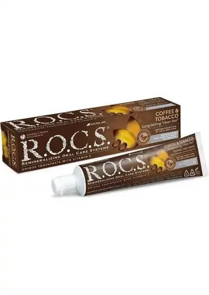 R.O.C.S. Coffee Tobacco Diş Macunu: Etkili Beyazlatıcı ve Lekeleri Giderici Yenilikçi Formül