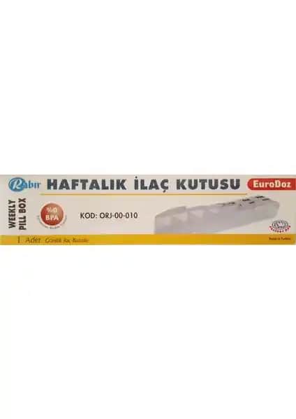 Rabır Haftalık İlaç Muhafaza Kutusu: Sağlık ve Pratiklik Sunan Kullanışlı Çözüm