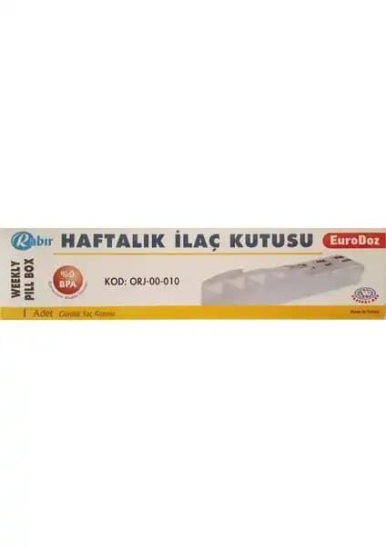 Rabır Haftalık İlaç Muhafaza Kutusu: Sağlık ve Pratiklik Sunan Kullanışlı Çözüm