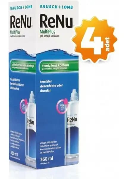 RENU 360 ml Göz Solüsyonu Kontakt Lens Bakımı ve Göz Sağlığı İçin Güvenilir Çözüm