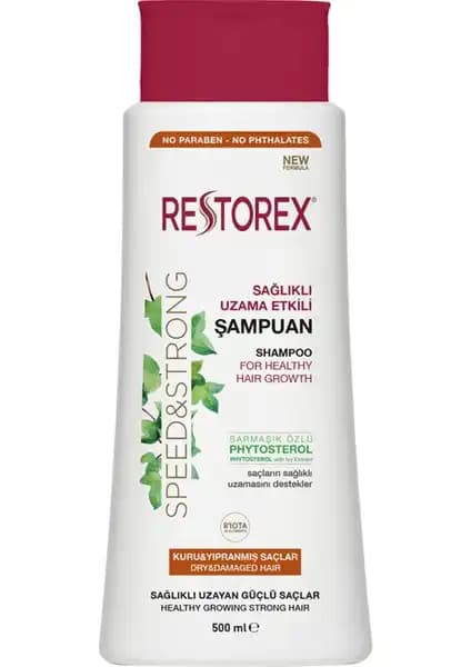 Restorex Kuru ve Yıpranmış Saçlar İçin Etkili Bakım Şampuanı Güçlendirme ve Onarım