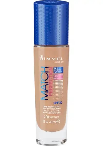 Rimmel London Match Perfection Fondöten: Doğal ve Kusursuz Cilt İçin Uygun Seçenek